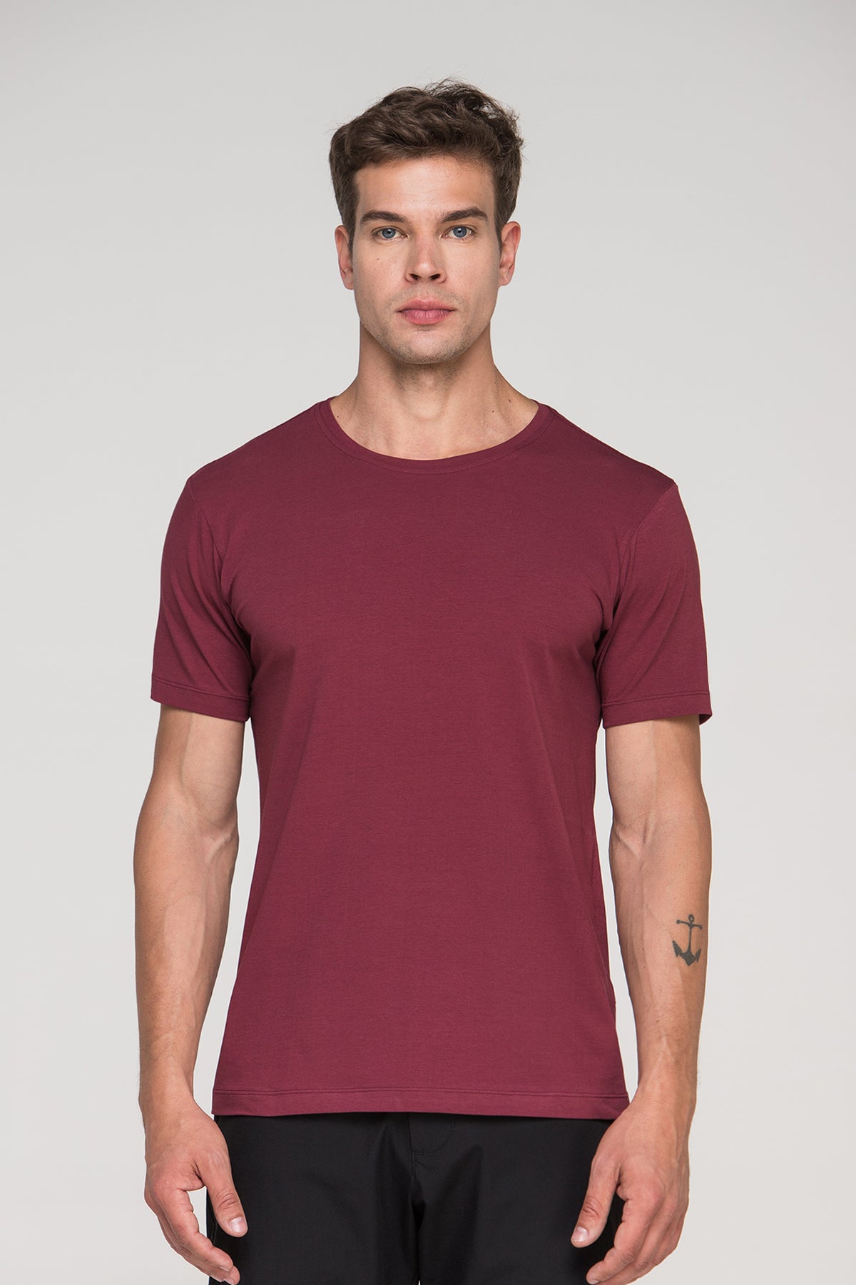Camiseta Smart Algodão Egípcio Bordô