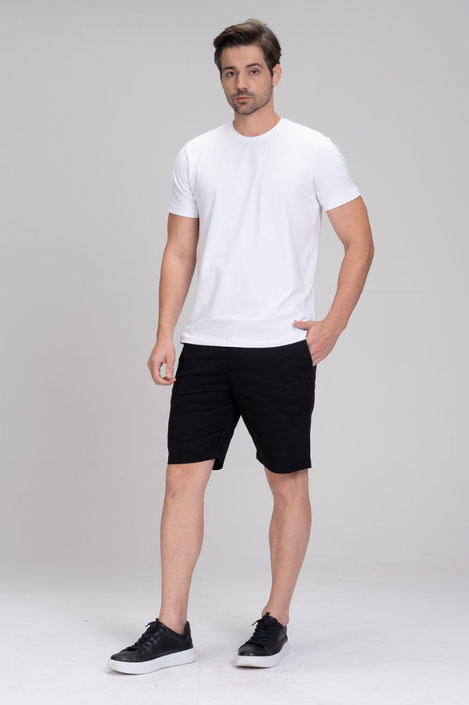 Bermuda Alfaiataria Chino Tailor Preto