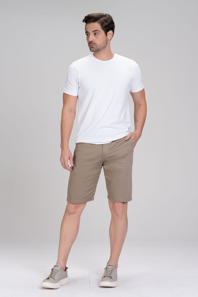 Bermuda Alfaiataria Chino Tailor Marrom