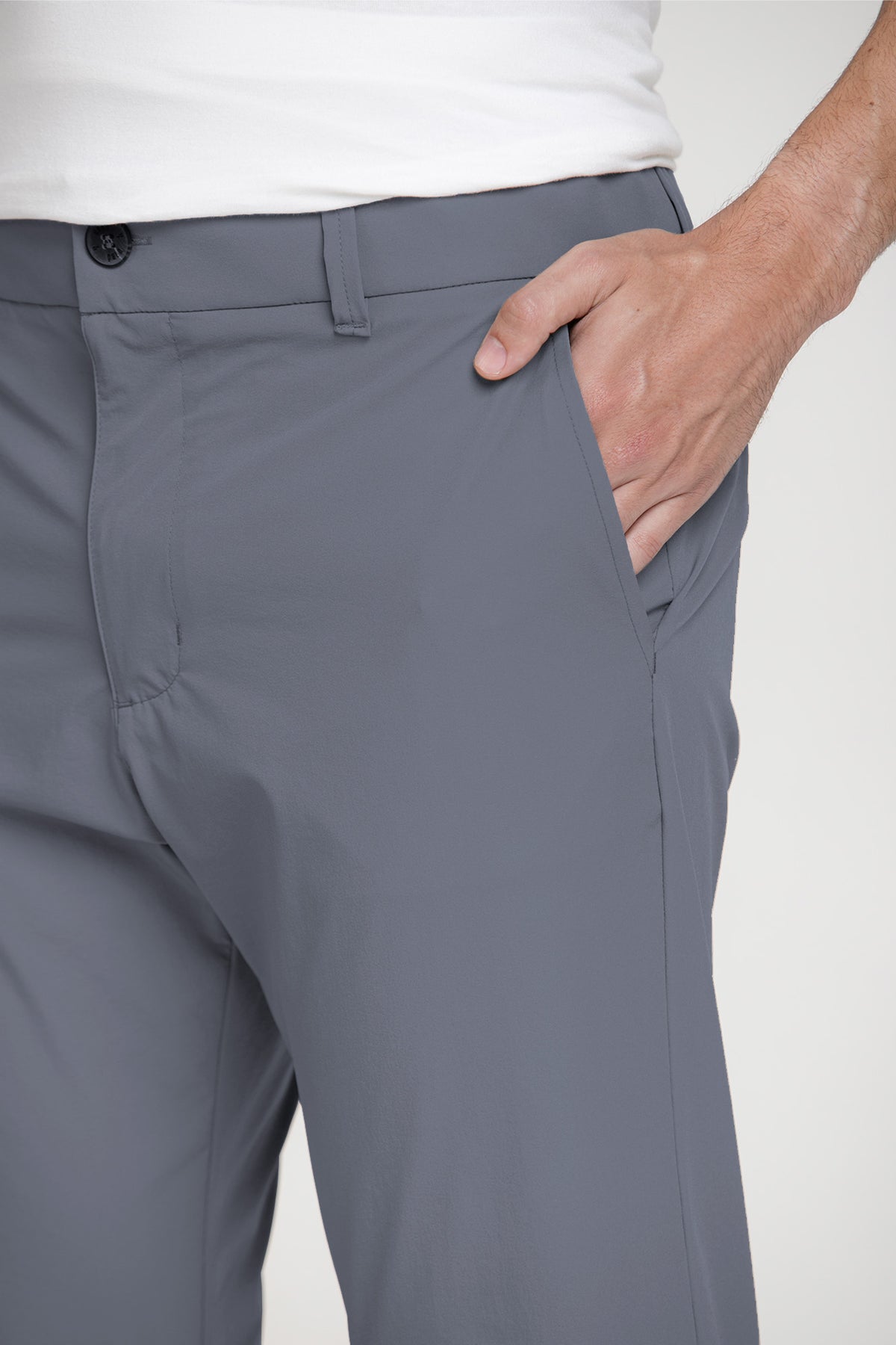 Calça Alfaiataria Tecnológica Soft Cinza