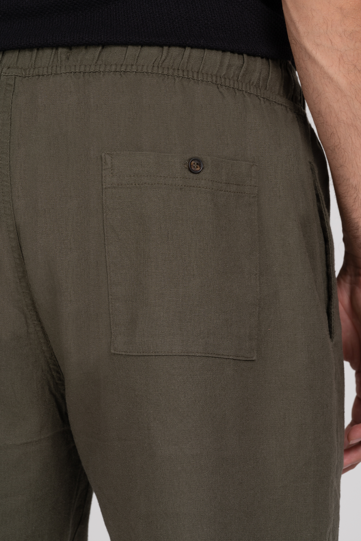 Short Linen Resort Elegance Verde