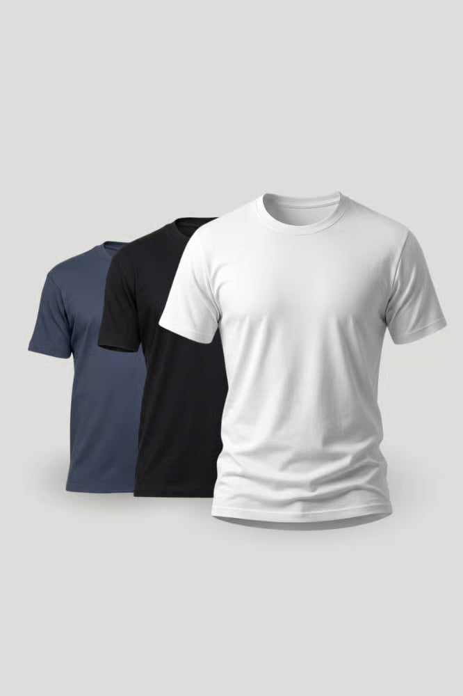 Kit 3 Camisetas Strong Algodão Egípcio Duplo