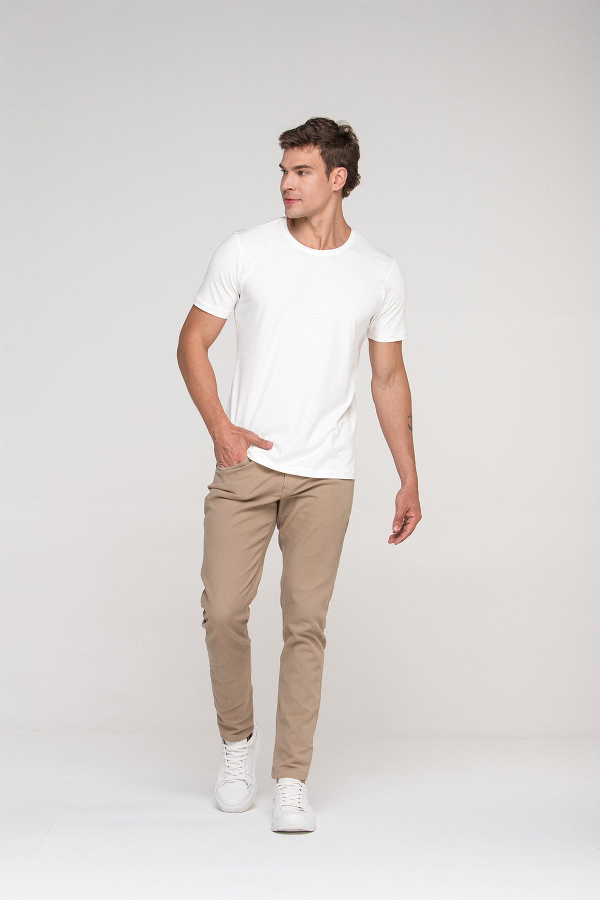 Camiseta Smart Algodão Egípcio Branca