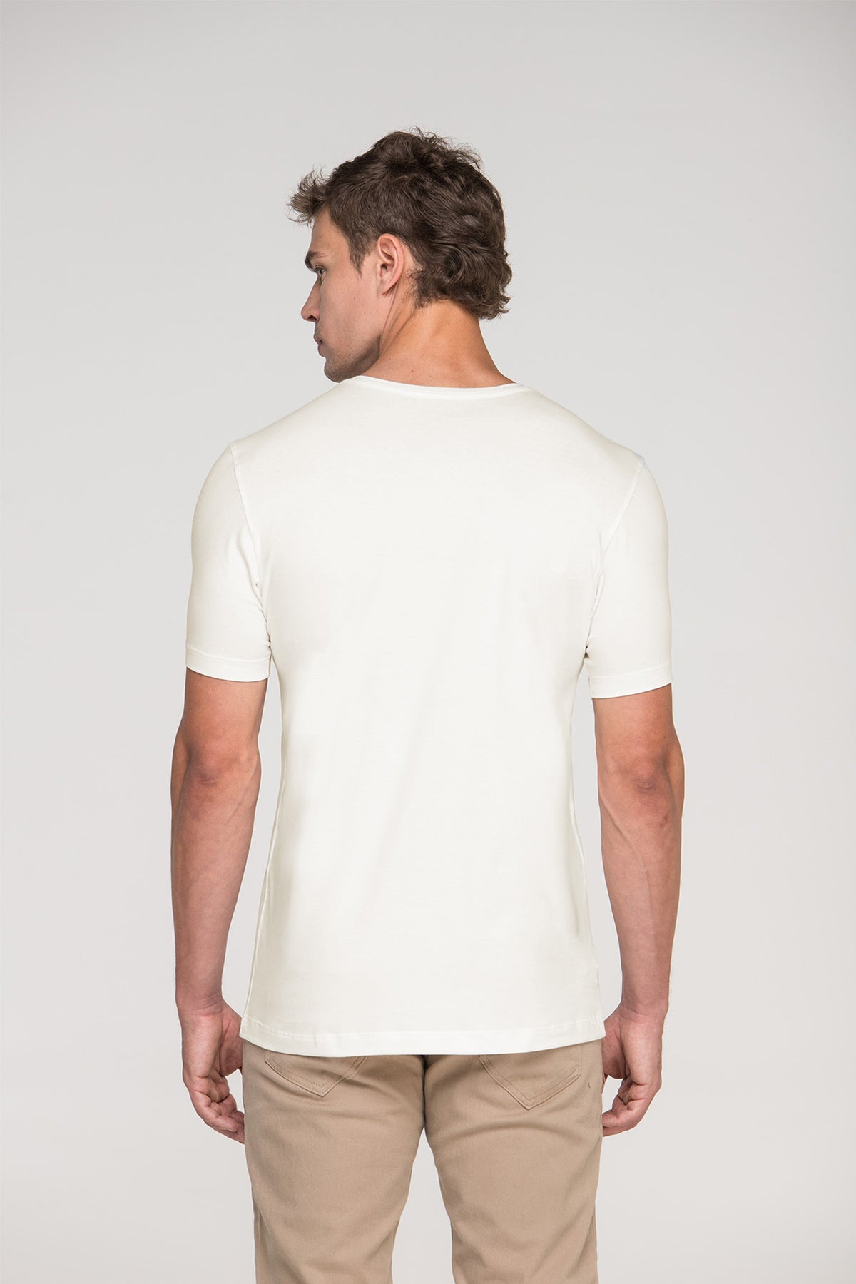 Camiseta Smart Algodão Egípcio Off-White