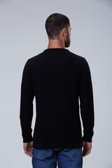 Suéter Tricot Classic Laser Preto