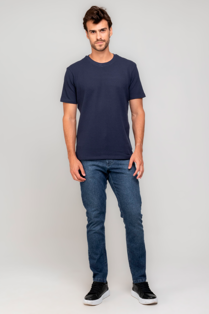 Calça Jeans Slim Atlântico