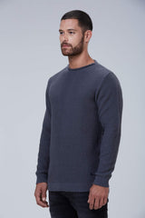 Suéter Tricot Classic Laser Cinza