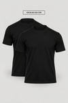 Kit 2 Camisetas Gola Alta | Duplo Egípcio