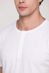 Camiseta Henley Manga Longa - OFF