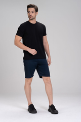 Bermuda Alfaiataria Chino Tailor Azul Marinho