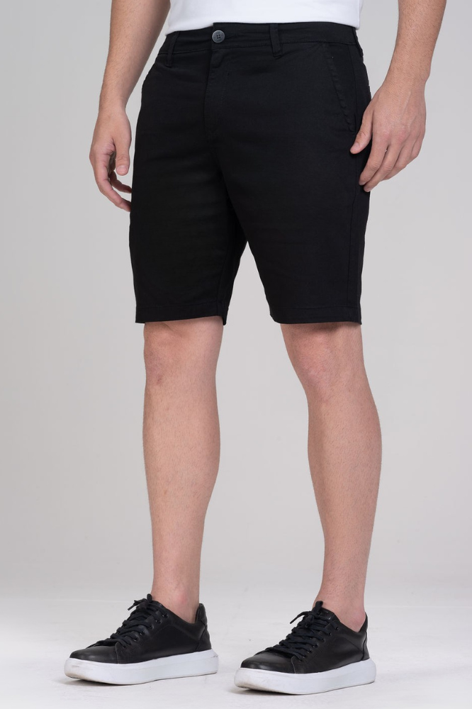 Bermuda Alfaiataria Chino Tailor Preto