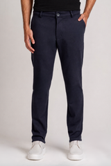 Calça Alfaiataria Cotton Smooth Azul Marinho
