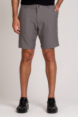 Bermuda Alfaiataria Flex Cinza