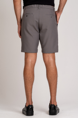 Bermuda Alfaiataria Flex Cinza