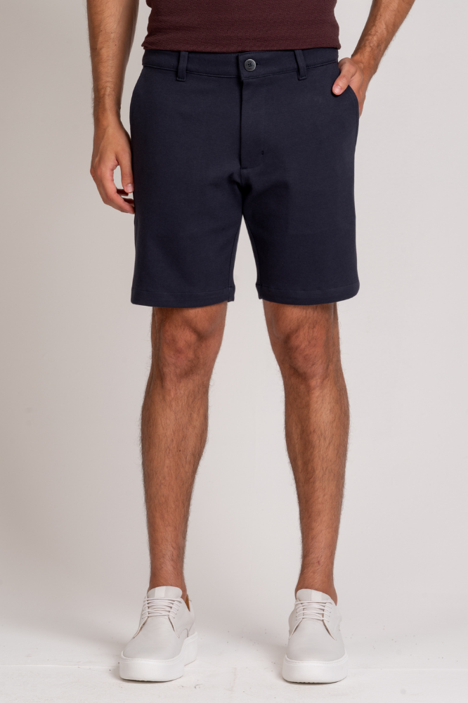 Bermuda Alfaiataria Cotton Smooth Azul