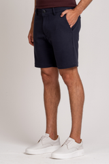 Bermuda Alfaiataria Cotton Smooth Azul
