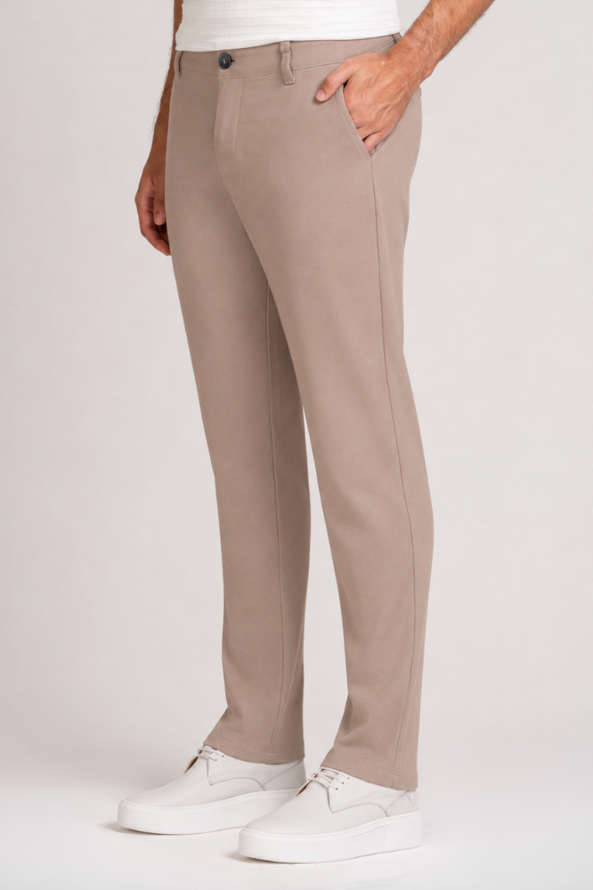 Calça Alfaiataria Cotton Smooth Bege
