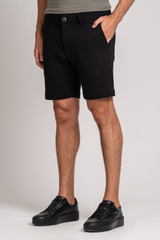 Bermuda Alfaiataria Cotton Smooth Preta