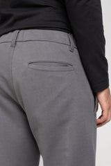 Calça Alfaiataria Moletom Soft Piquet Cinza