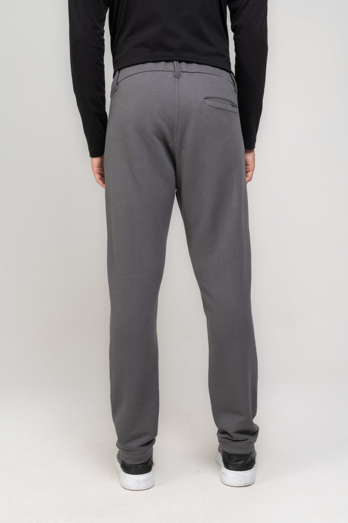 Calça Alfaiataria Moletom Soft Piquet Cinza