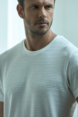 Camiseta Tricot Resort Off White