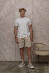 Bermuda Alfaiataria Chino Tailor Bege