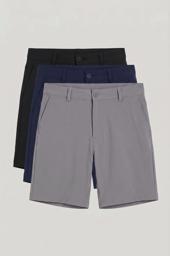 Kit 3 Bermudas Alfaiataria Tech