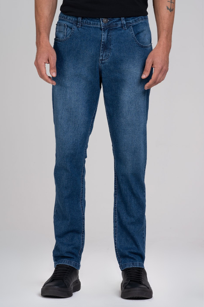 Calça Jeans Slim Atlântico