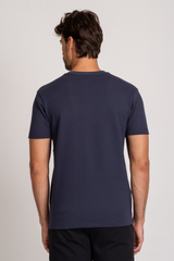 Camiseta Texturizada Atlas Azul Marinho