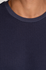 Camiseta Texturizada Atlas Azul Marinho