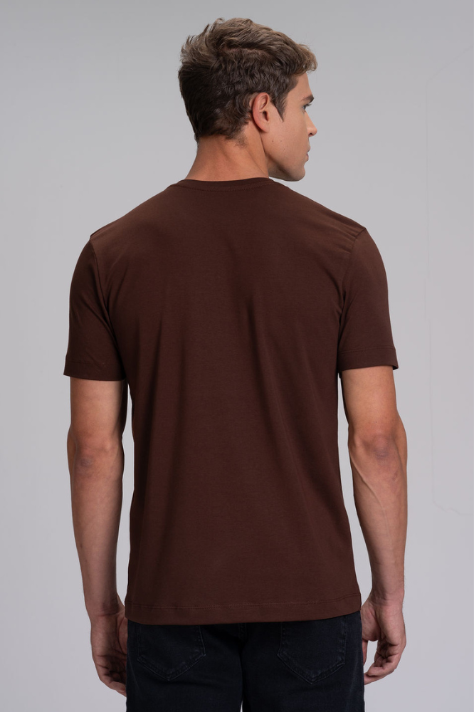 Camiseta Cotton Pima Marrom