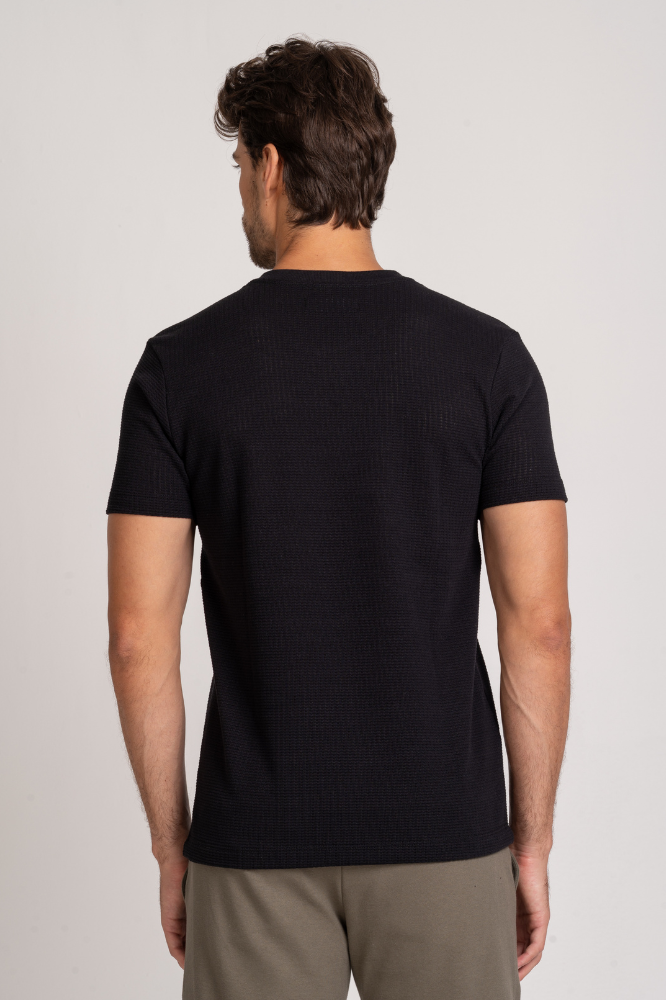 Camiseta Texturizada Atlas Preta