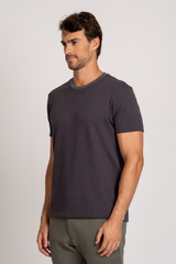 Camiseta Texturizada Atlas Cinza