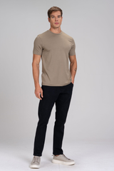 Camiseta Cotton Pima Taupe
