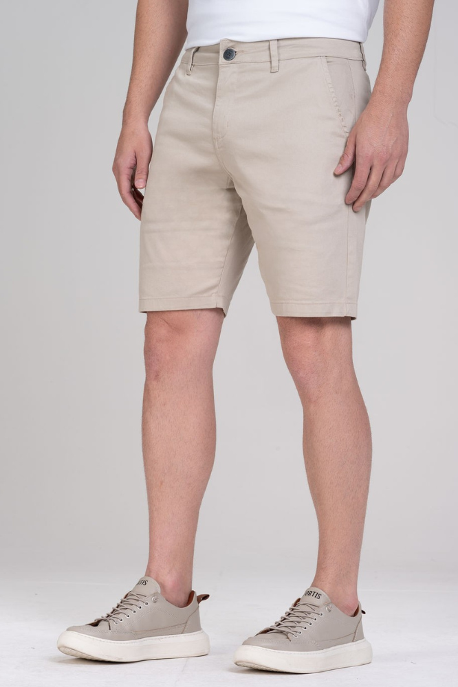 Bermuda Alfaiataria Chino Tailor Bege