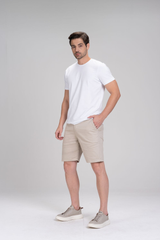 Bermuda Alfaiataria Chino Tailor Bege