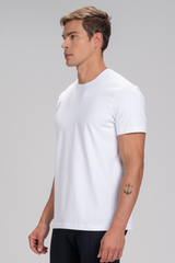 Camiseta Strong Algodão Egípcio Duplo Branco