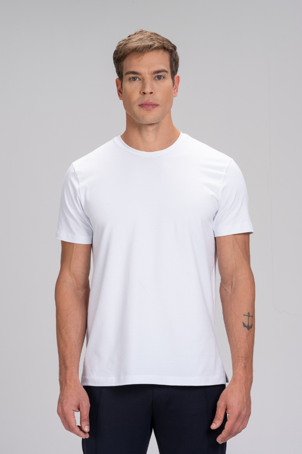 Camiseta Strong Algodão Egípcio Duplo Branco