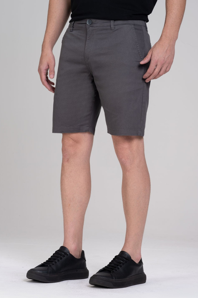 Bermuda Alfaiataria Chino Tailor Cinza