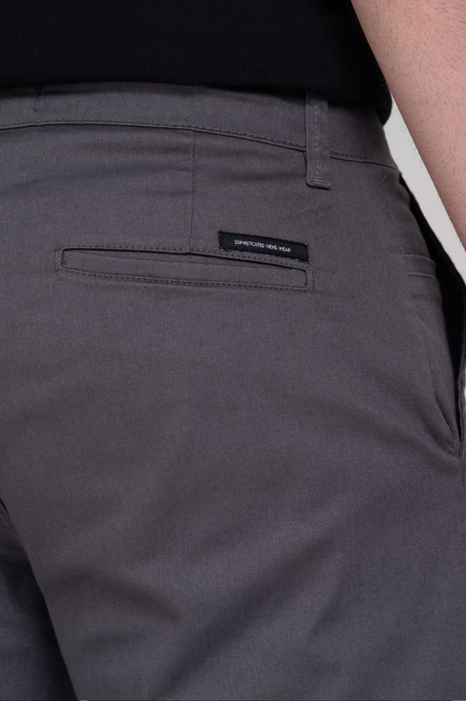 Bermuda Alfaiataria Chino Tailor Cinza