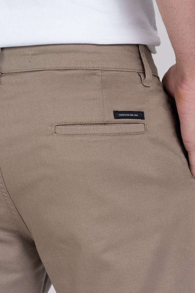 Bermuda Alfaiataria Chino Tailor Marrom