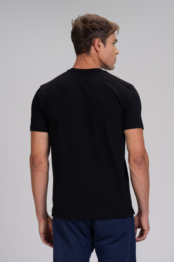 Camiseta Strong Algodão Egípcio Duplo Preto