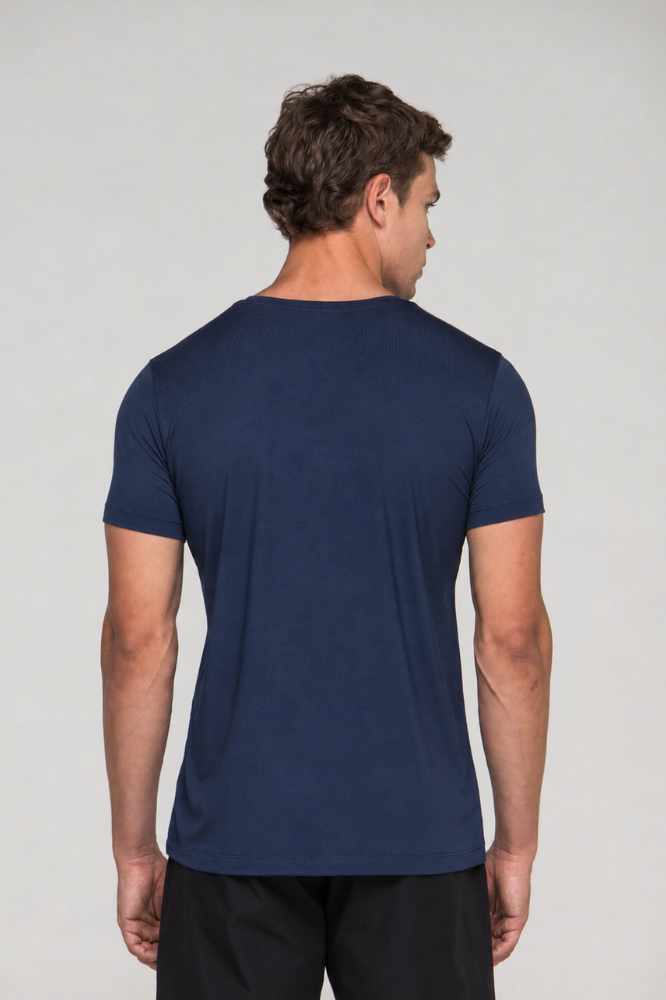 Camiseta Tech Modal Azul Marinho