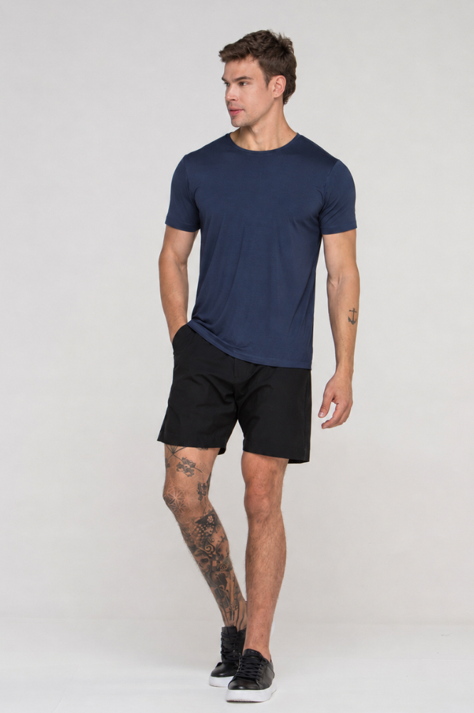 Camiseta Tech Modal Azul Marinho