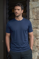 Camiseta Tech Modal Azul Marinho