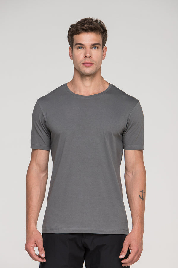 Camiseta Smart Algodão Egípcio Cinza