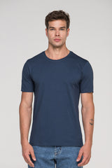 Camiseta Smart Algodão Egípcio Azul Marinho