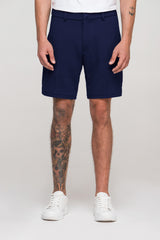 Bermuda Moletom Soft Piquet Azul Marinho