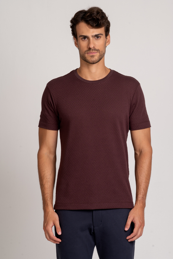 Camiseta Capri Texture Marrom