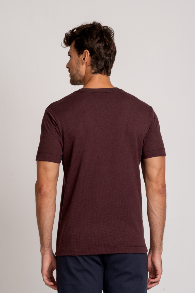 Camiseta Capri Texture Marrom